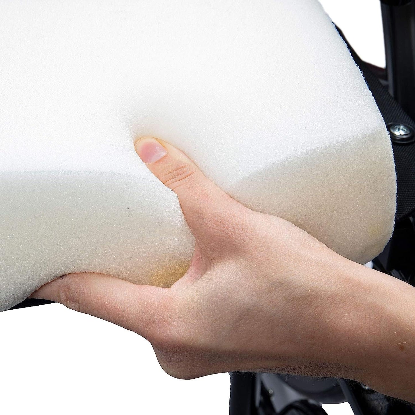 Becky Cameron Cushion for Office Chairs, Wheelchairs, FSA HSA Eligible, Scooters, Kitchen or Car Seats for Support and Height while Reducing Stress on Back, Tailbone or Sciatica. (18x16x2 inches)