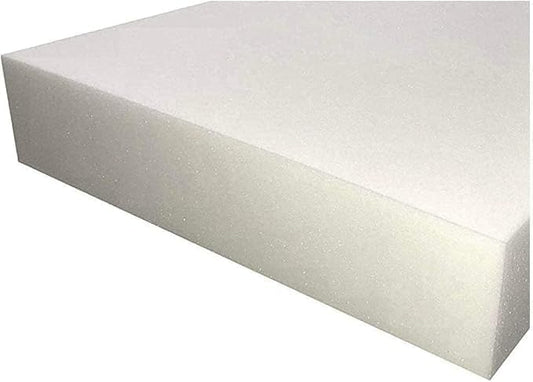 Becky Cameron High Density white Firm Upholstery Foam Sheet For Cushions, Sofa, Beds, Seats, Campervans, Indoor/Outdoor Padding, DIY (80x20x0.5)