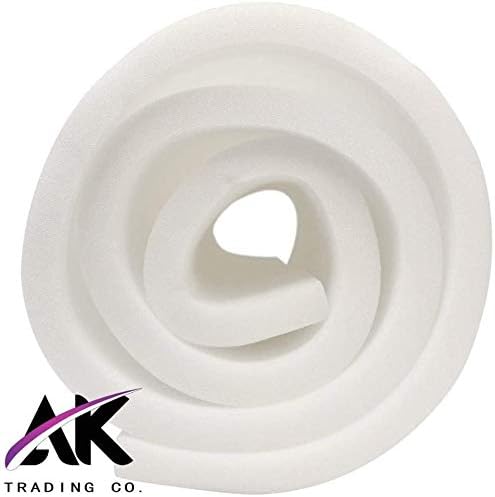 AK TRADING CO. AK-Trading Upholstery Medium Density 1" Height x 24" Width x 72" Length-Home or Commercial Use Seat Replacement Cushion-Made in USA Foam