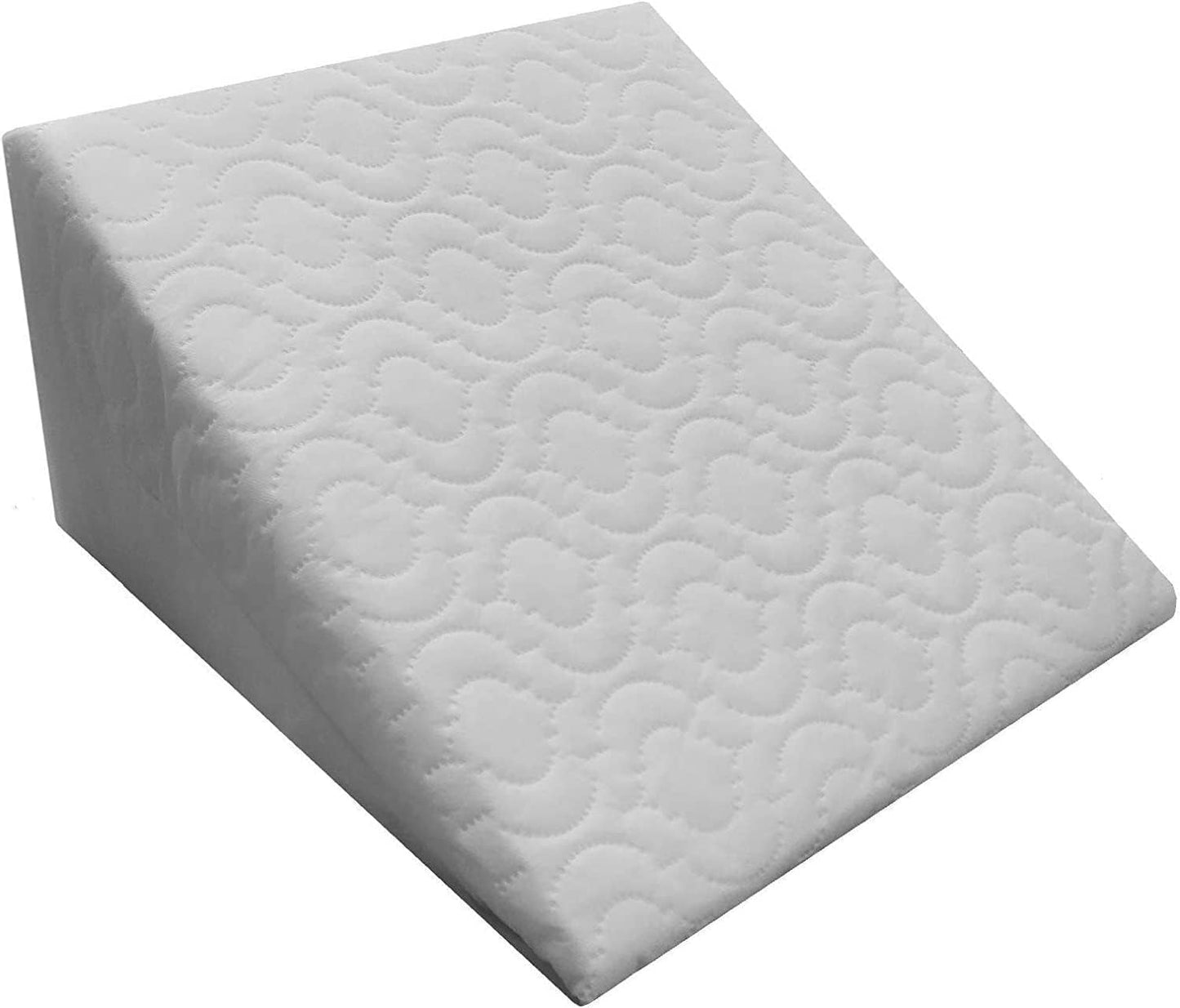 Becky Cameron Large Wedge Pillow Orthopaedic Acid Reflux, Reduce Snoring Back Neck Leg Pain Anti Allergies body positioner, Heartburn, Maternity Pregnancy Support Quilted Washable Zip Cover.