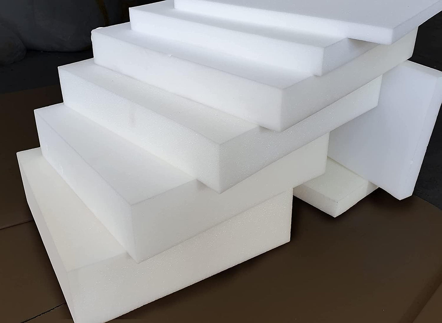 Ebung Upholstery foam cut to any size - foam cushions seat pads high density foam (12 X 12 X 3 INCHES)