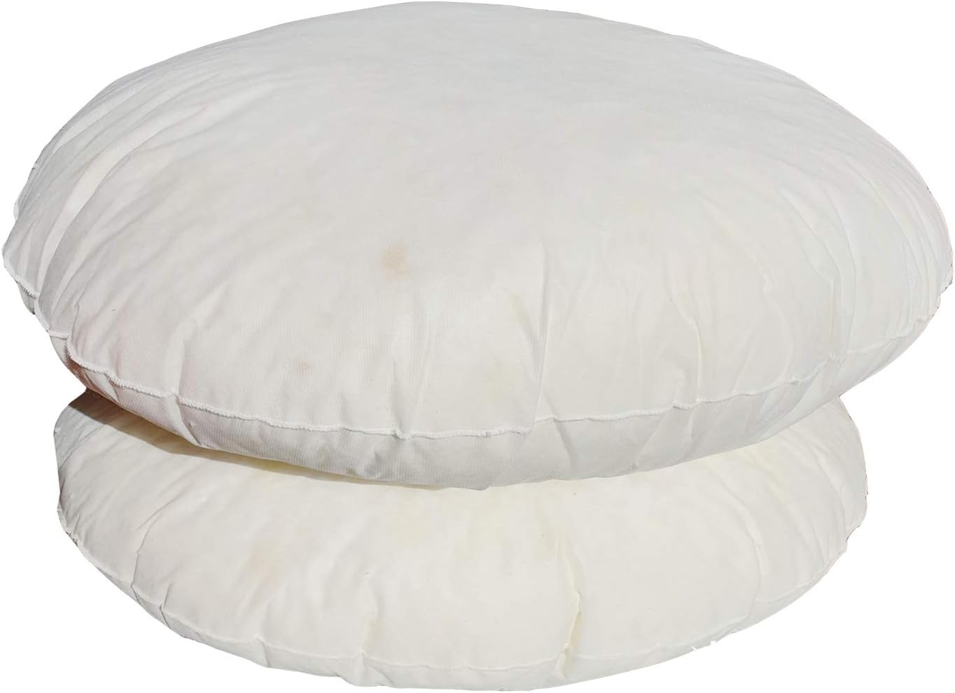 Round Floor Cushion with 100% Foam Filling, Inner Shredded Foam Pad Insert (32")