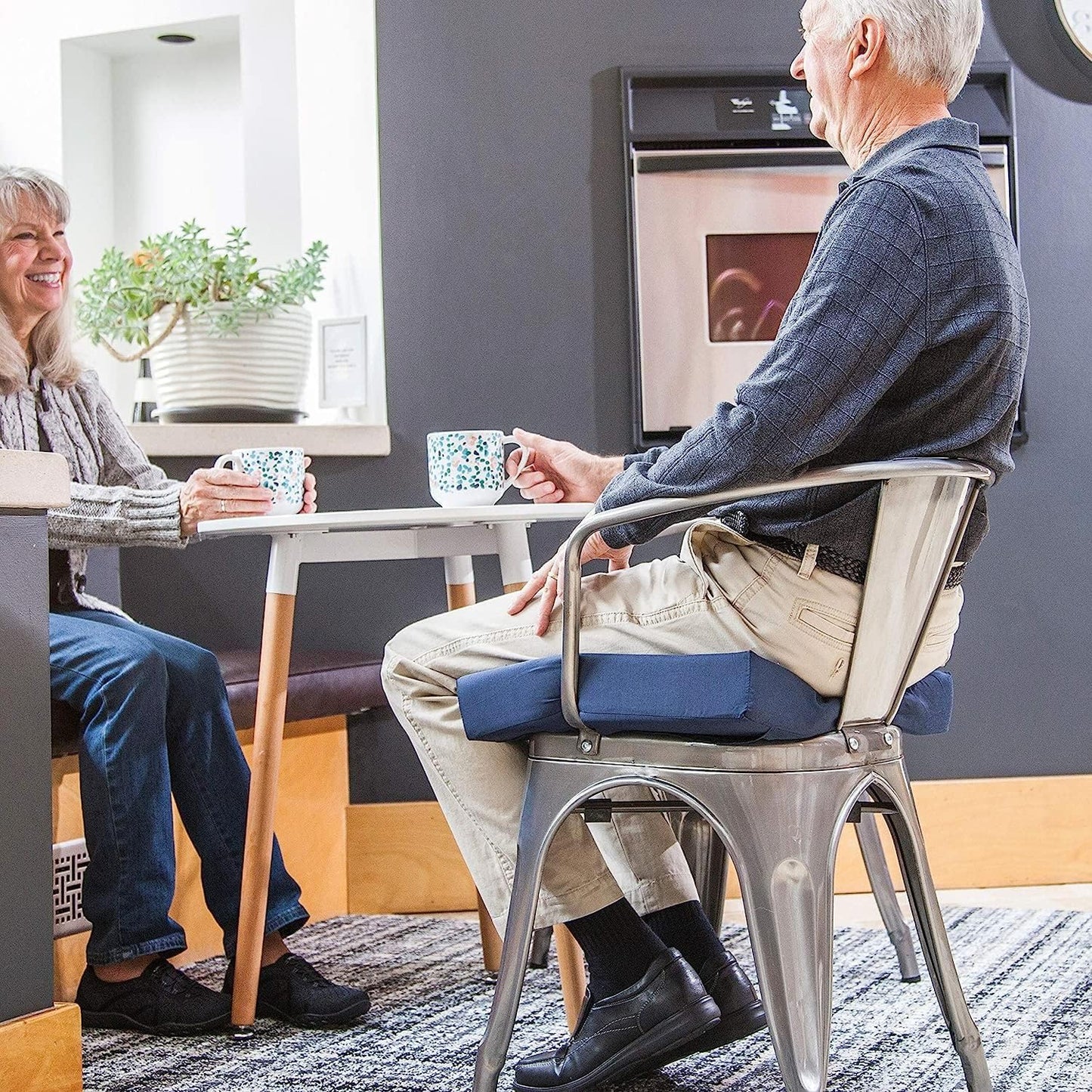 Becky Cameron Cushion for Office Chairs, Wheelchairs, FSA HSA Eligible, Scooters, Kitchen or Car Seats for Support and Height while Reducing Stress on Back, Tailbone or Sciatica. (18x16x2 inches)